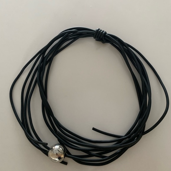 frank ideas Jewelry - Necklace; FRANK IDEAS BLACK SOFT RUBBER